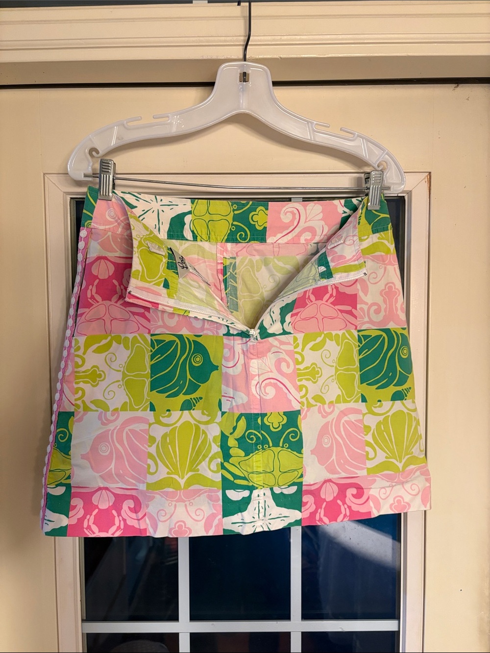 Lilly Pulitzer Sea Life Patchwork Skort Size 6